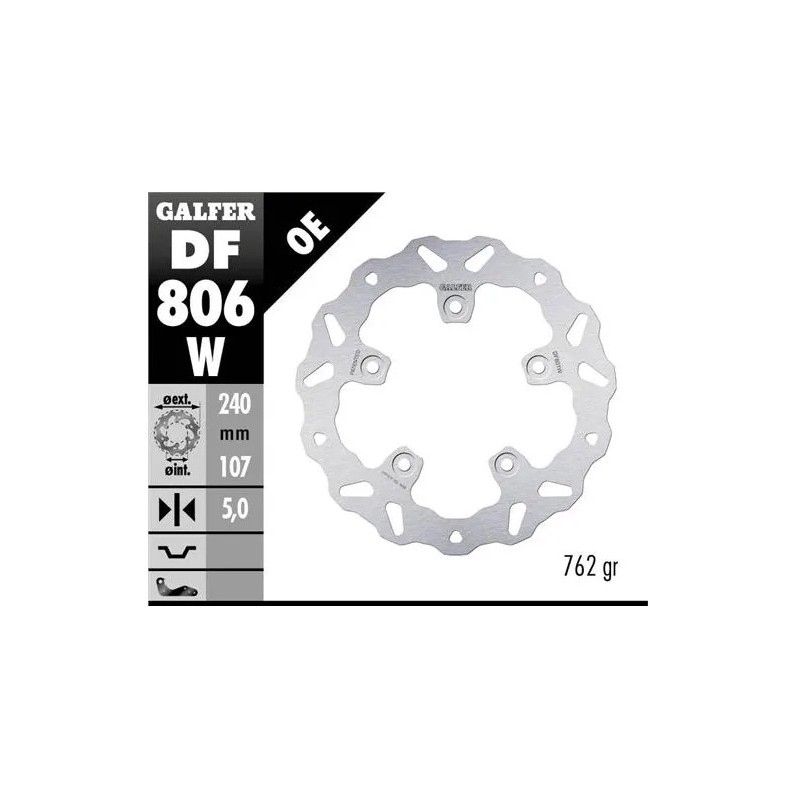 disco freno moto galfer wave fijo 240x5mm df806w