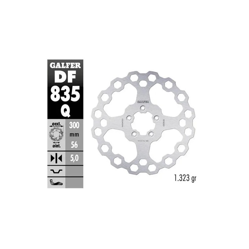 disco freno moto moto fijo galfer qubic 300x5mm df
