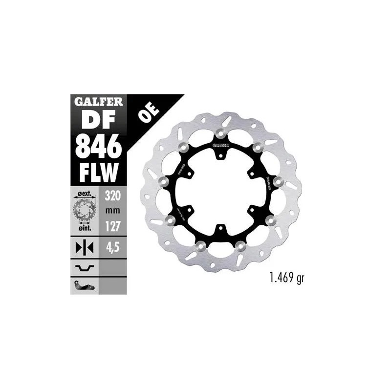 disco freno moto galfer wave flotante 320x4 5mm df