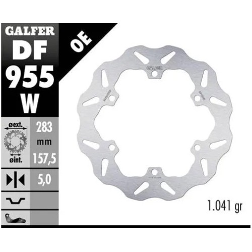 disco freno moto galfer wave fijo 283x5mm df955w
