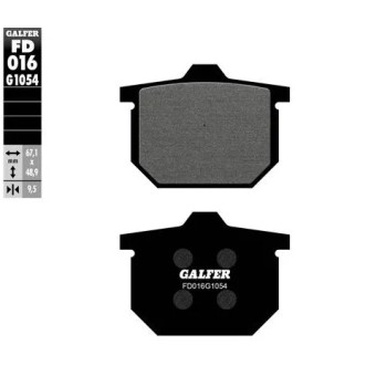 pastillas de freno moto galfer semi metal fd016g10