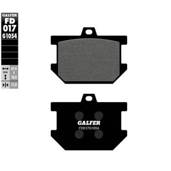 pastillas de freno moto galfer semi metal fd017g16