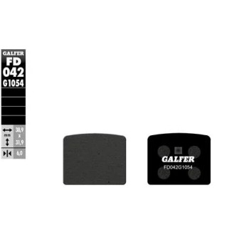 pastillas de freno moto galfer semi metal fd042g16