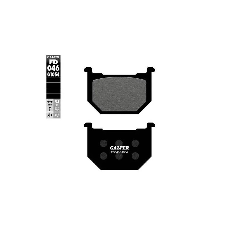 pastillas de freno moto galfer semi metal fd046g16