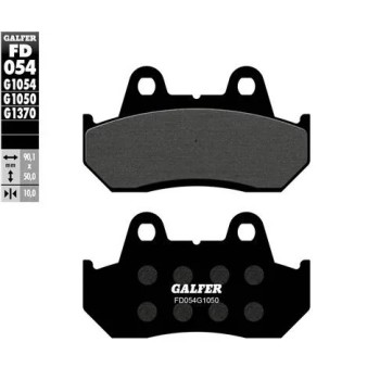 pastillas de freno moto galfer semi metal fd054g16