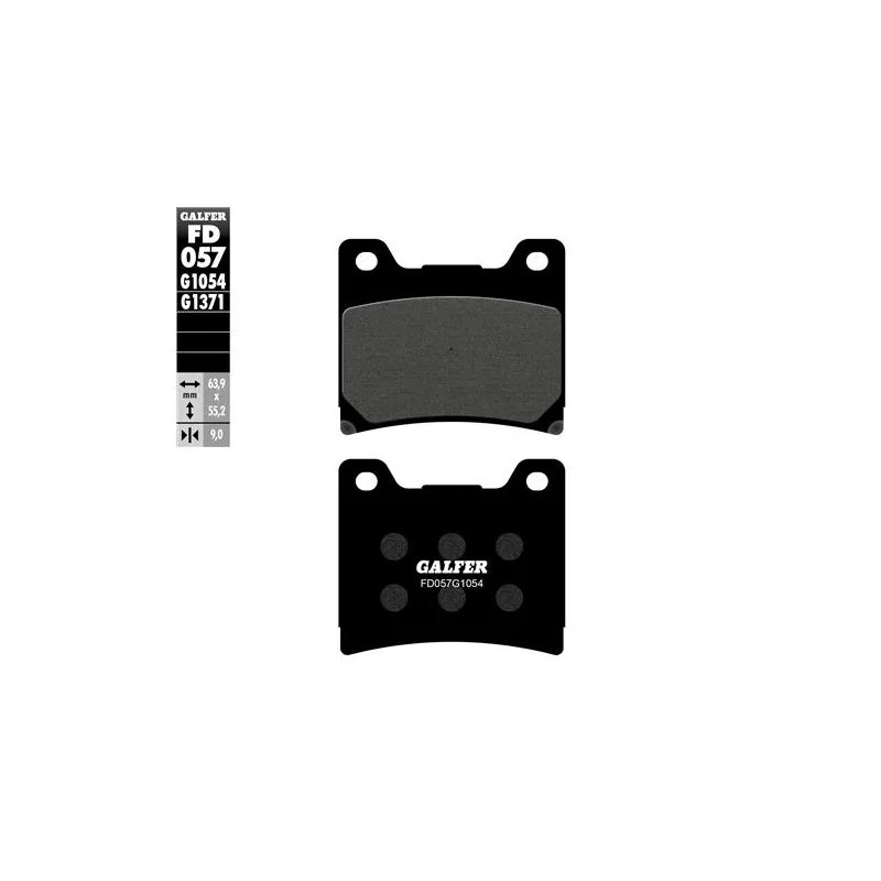 pastillas de freno moto galfer semi metal fd057g16