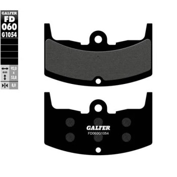 pastillas de freno moto galfer semi metal fd060g10