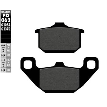 pastillas de freno moto galfer sinter street fd062
