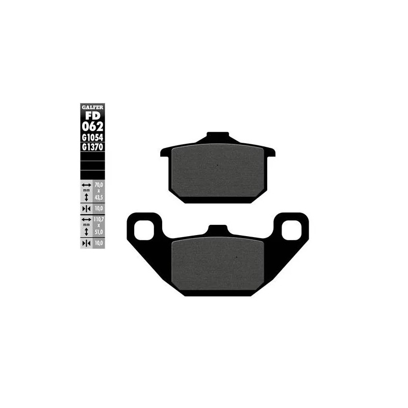 pastillas de freno moto galfer semi metal fd062g16