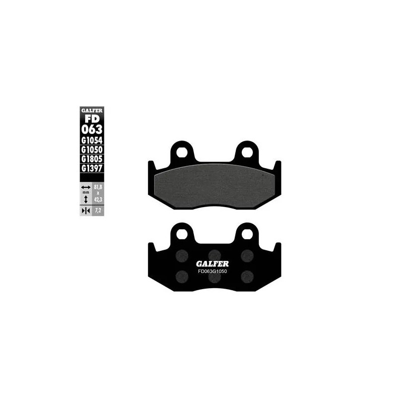 pastillas de freno moto galfer semi metal fd063g10