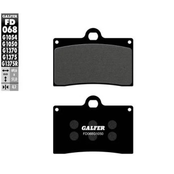 pastillas de freno moto galfer semi metal fd068g16
