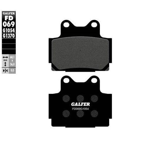 pastillas de freno moto galfer sinter street fd069