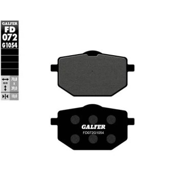 pastillas de freno moto galfer semi metal fd072g16