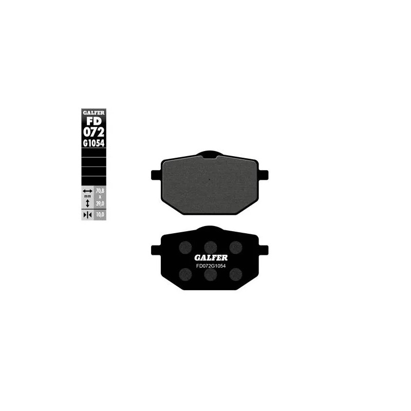 pastillas de freno moto galfer semi metal fd072g16
