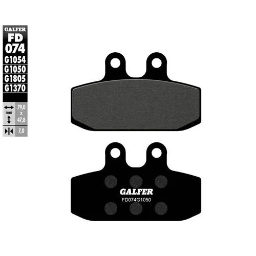pastillas de freno moto galfer scooter fd074g1050