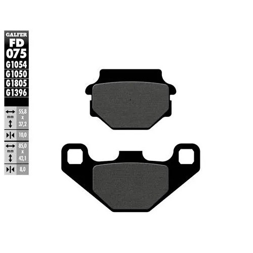 pastillas de freno moto galfer sinter offroad fd07