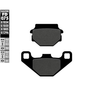 pastillas de freno moto galfer trial top fd075g180
