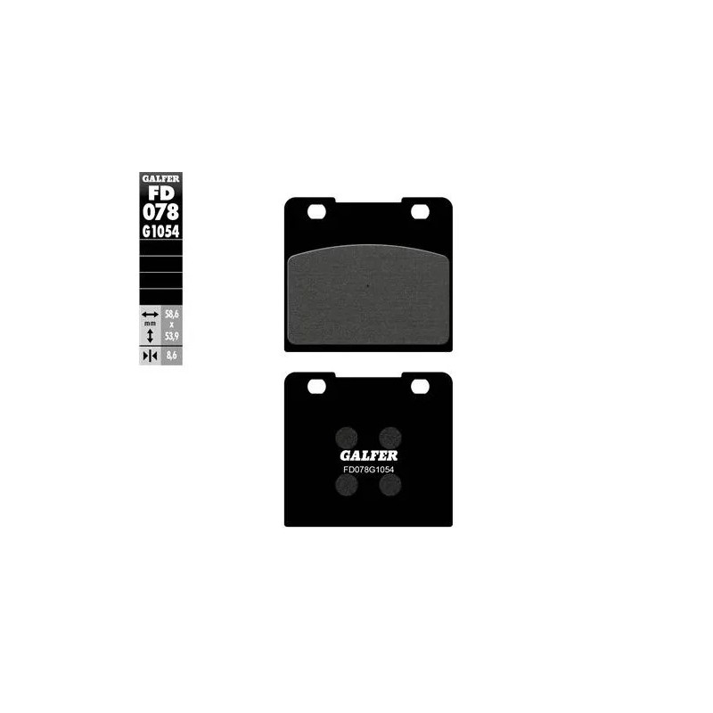 pastillas de freno moto galfer semi metal fd078g10
