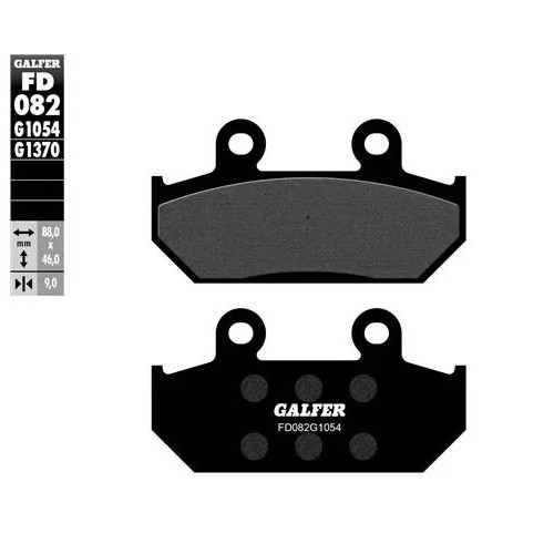 pastillas de freno moto galfer semi metal fd082g16
