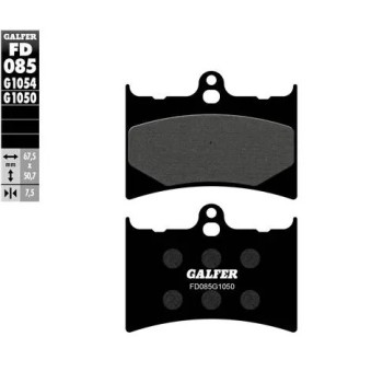 pastillas de freno moto galfer semi metal fd085g10
