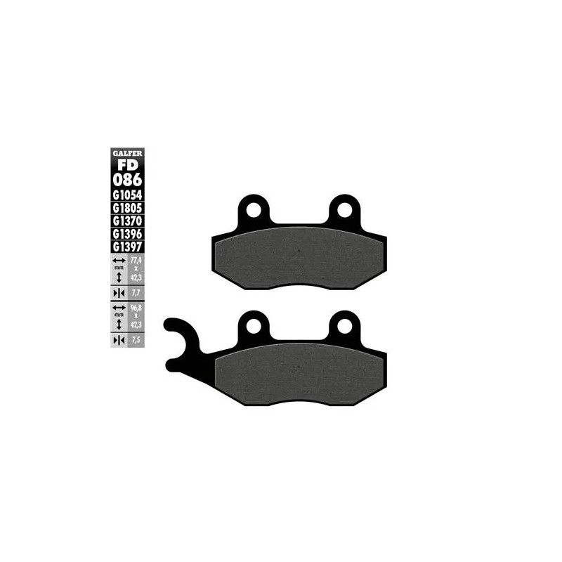 pastillas de freno moto galfer sinter quad fd086g1
