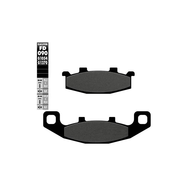 pastillas de freno moto galfer semi metal fd090g10