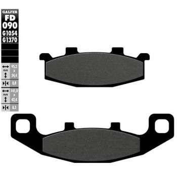 pastillas de freno moto galfer sinter street fd090
