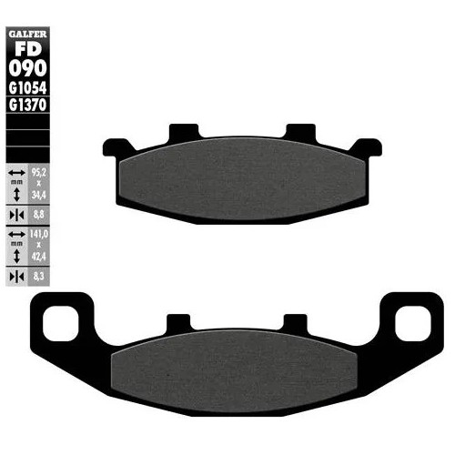 pastillas de freno moto galfer sinter street fd090