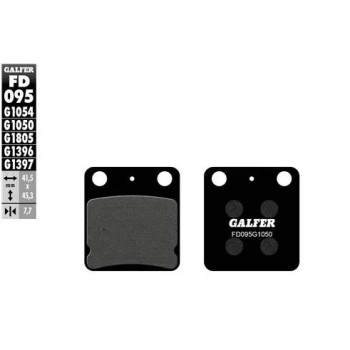 pastillas de freno moto galfer semi metal fd095g10
