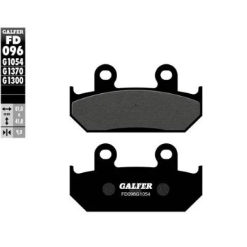 pastillas de freno moto galfer semi metal fd096g16