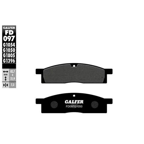 pastillas de freno moto galfer semi metal fd097g10