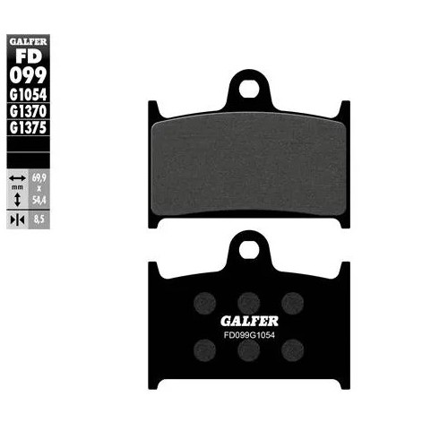 pastillas de freno moto galder sinter sport fd099g