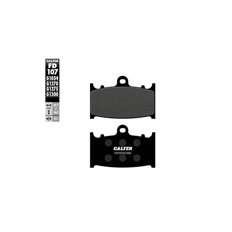 pastillas de freno moto galder sinter sport fd107g