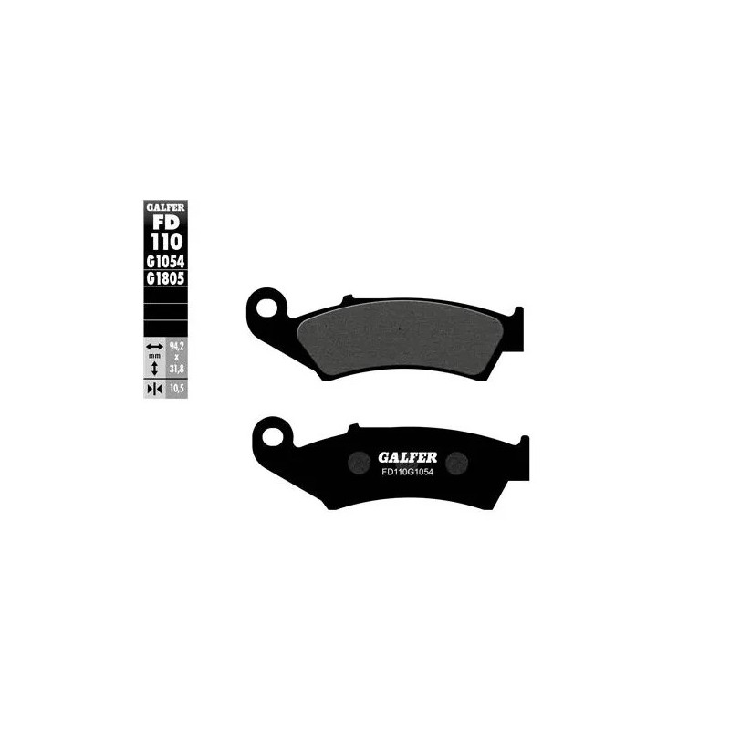 pastillas de freno moto galfer semi metal fd110g16