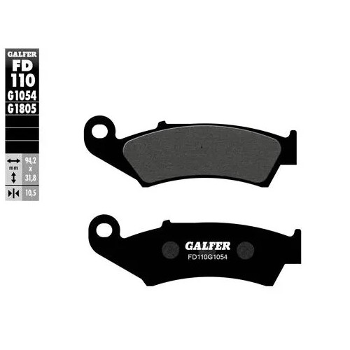 pastillas de freno moto galfer semi metal fd110g16
