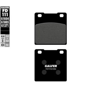 pastillas de freno moto galfer semi metal fd111g10
