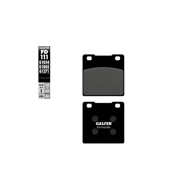 pastillas de freno moto galfer sinter street fd111