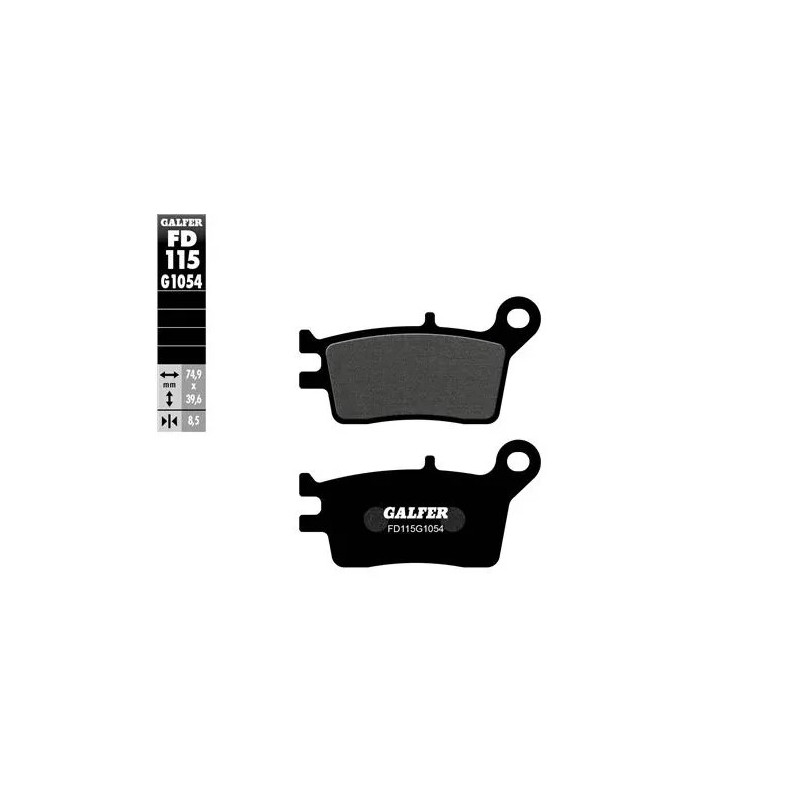 pastillas de freno moto galfer semi metal fd115g10