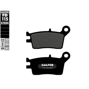 pastillas de freno moto galfer semi metal fd115g16