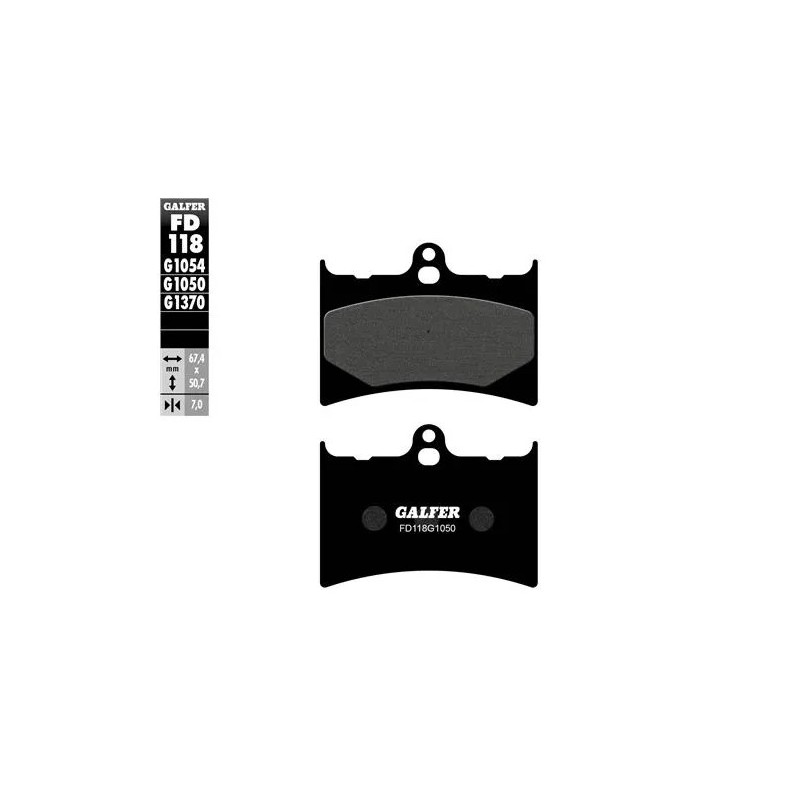 pastillas de freno moto galfer sinter street fd118