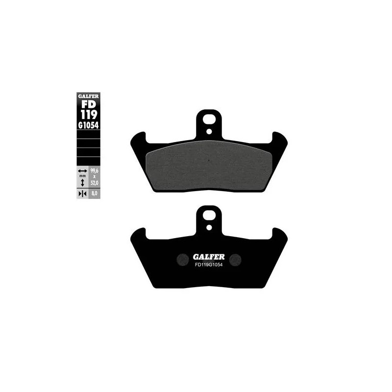 pastillas de freno moto galfer semi metal fd119g10
