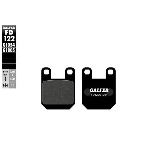 pastillas de freno moto galfer trial top fd122g180