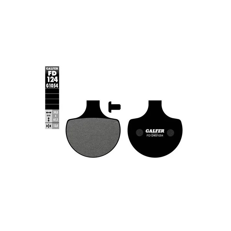 pastillas de freno moto galfer semi metal fd124g10