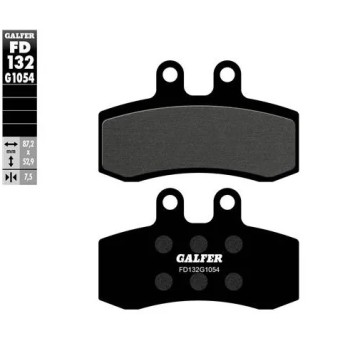 pastillas de freno moto galfer semi metal fd132g16