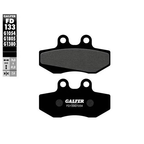 pastillas de freno moto galfer trial top fd133g180