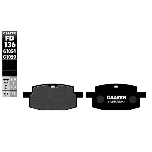 pastillas de freno moto galfer semi metal fd136g10