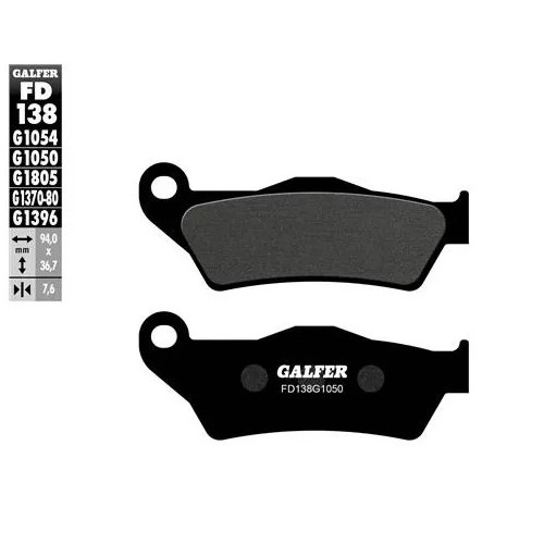 pastillas de freno moto galfer semi metal fd138g10