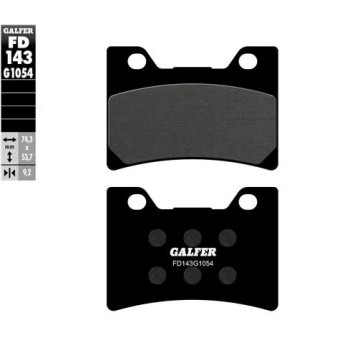 pastillas de freno moto galfer semi metal fd143g16