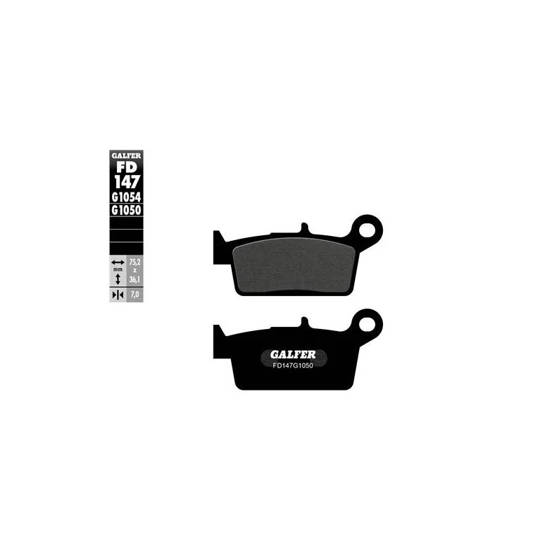 pastillas de freno moto galfer semi metal fd147g10