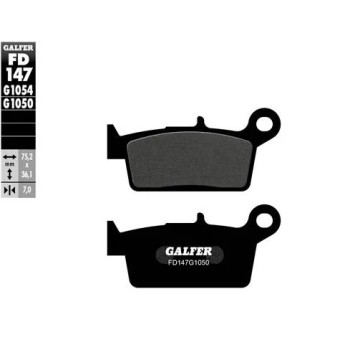 pastillas de freno moto galfer semi metal fd147g16